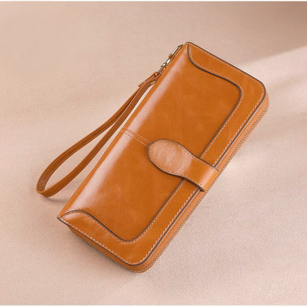 Women's Clutch Leather Wallet - Wnkrs