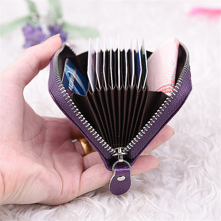 Fashion Split Leather Mini Card Holder - Wnkrs