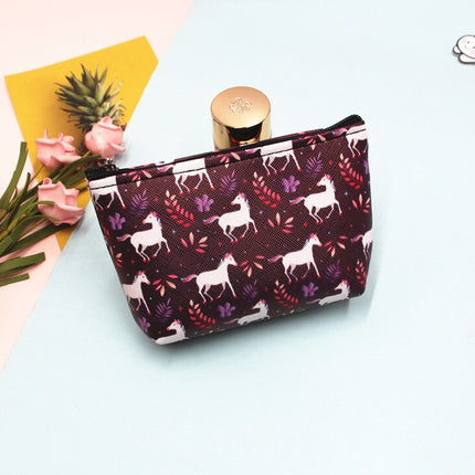 Kawaii Unicorn Pattern Coin Wallet - Wnkrs