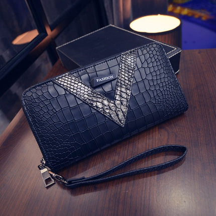 Women's Snake Leather Stylized Long Wallet - Wnkrs