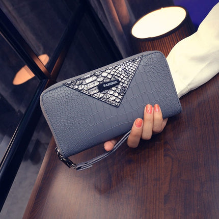 Women's Snake Leather Stylized Long Wallet - Wnkrs