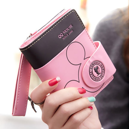 Cute Mickey Mouse Leather Wallet for Women - Wnkrs