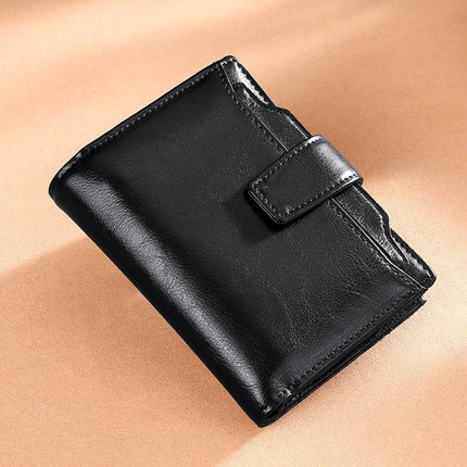 Women's Oil Wax Leather Wallet - Wnkrs