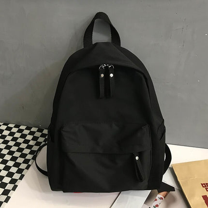 Women's Simple Canvas Backpack - Wnkrs