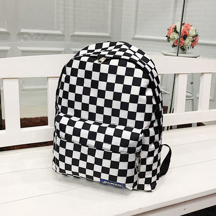 Women's Chess Print Backpack - Wnkrs