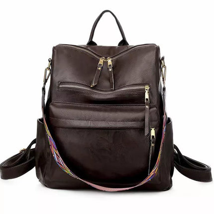Women's Large Capacity Retro Backpack - Wnkrs