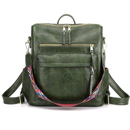 Women's Large Capacity Retro Backpack - Wnkrs