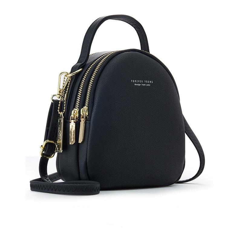 Women's Casual PU Leather Mini Backpack