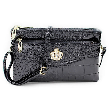 Exquisite Small Patent Leather Women's Clutch Bag - Wnkrs