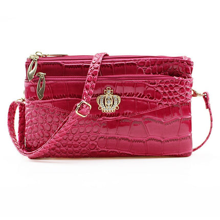 Exquisite Small Patent Leather Women's Clutch Bag - Wnkrs