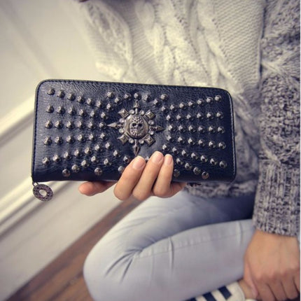 Women's Pirate Sun Leather Clutch - Wnkrs