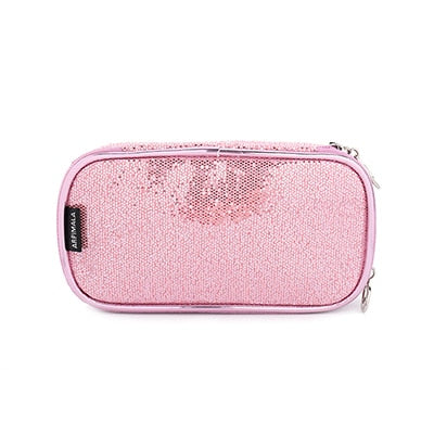 Ladies Sequined Cosmetic Bag - Wnkrs