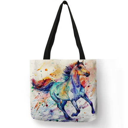 Watercolor Horse Tote Bag - Wnkrs