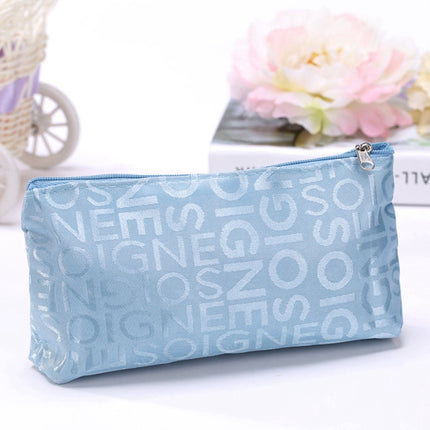 Fashion Letter Design Cosmetic Bags - Wnkrs