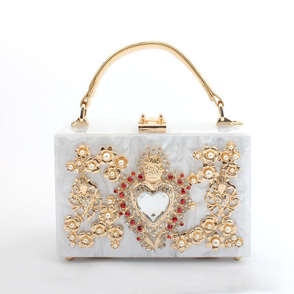 Women's Luxury Vintage Evening Clutch Bag - Wnkrs