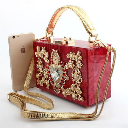 Women's Luxury Vintage Evening Clutch Bag - Wnkrs