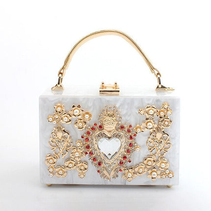 Women's Luxury Vintage Evening Clutch Bag - Wnkrs
