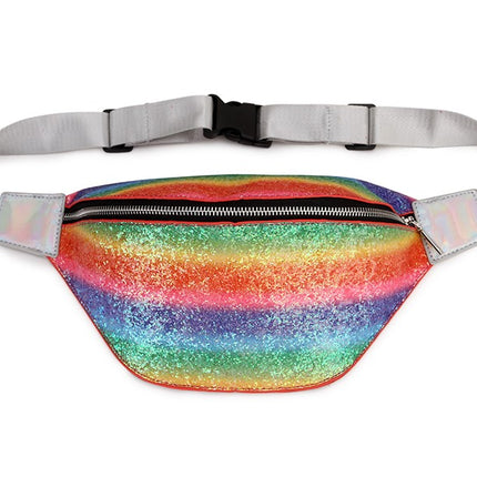 Women's Glitter Rainbow Waist Pack - Wnkrs