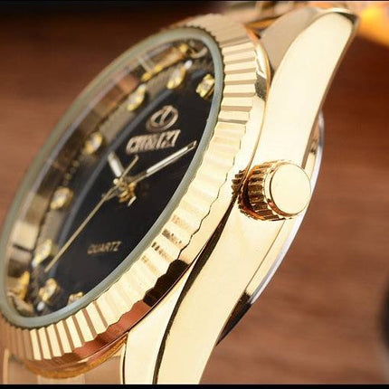 Solid Stainless Steel Couple Watches - wnkrs