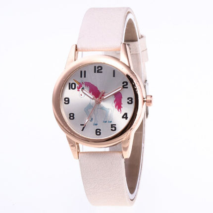 Cute Cartoon Unicorn Patterned Kid's Watches - wnkrs