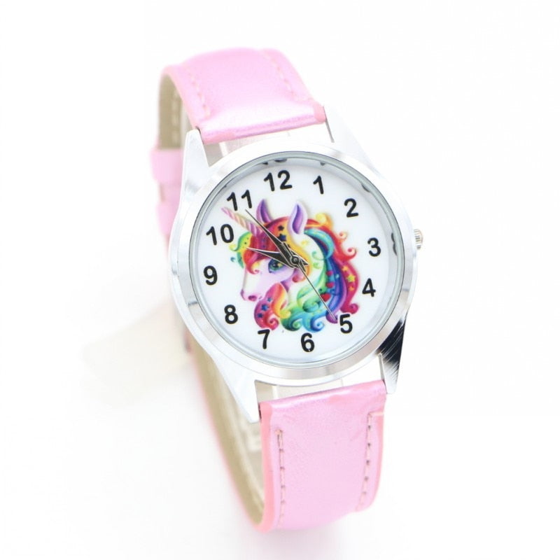 Girl's Unicorn Designed Quartz Wristwatch