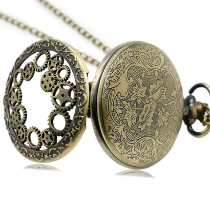 Vintage Bronze Quartz Pocket Watch - wnkrs