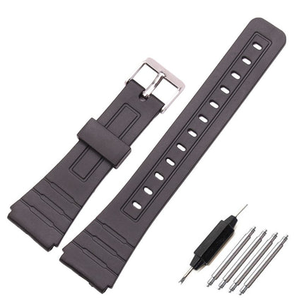 Silicone Black Watch Straps - wnkrs