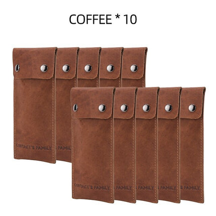 Vintage Leather Watch Case, 3 Pcs - wnkrs