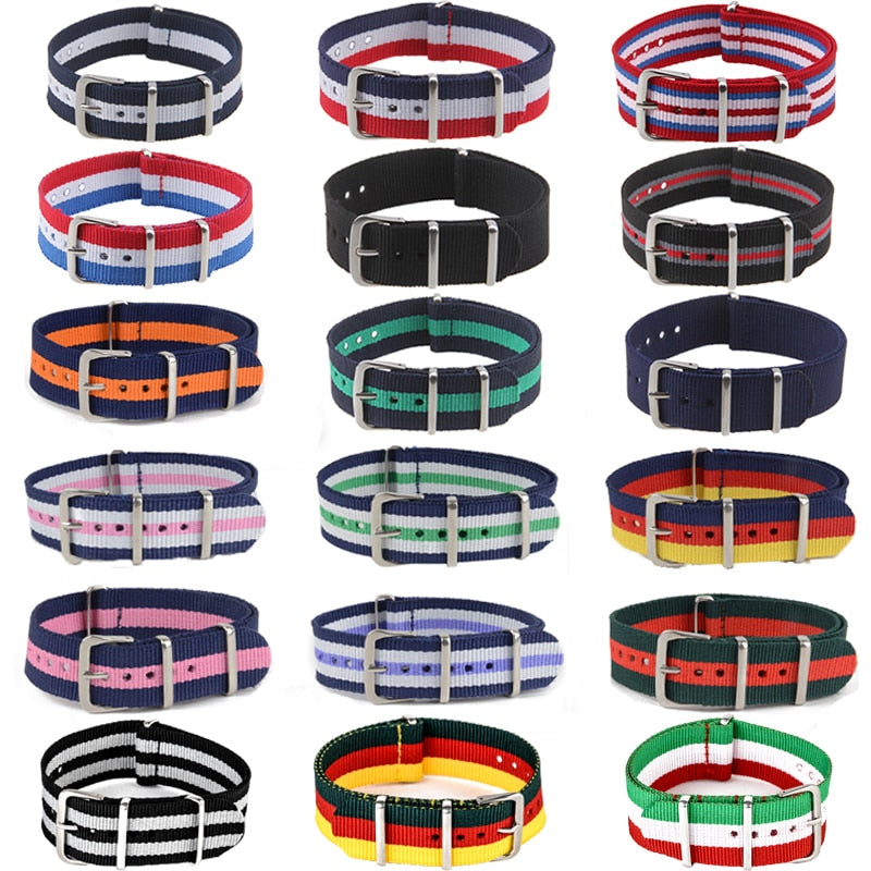 Causal Nylon Watch Straps