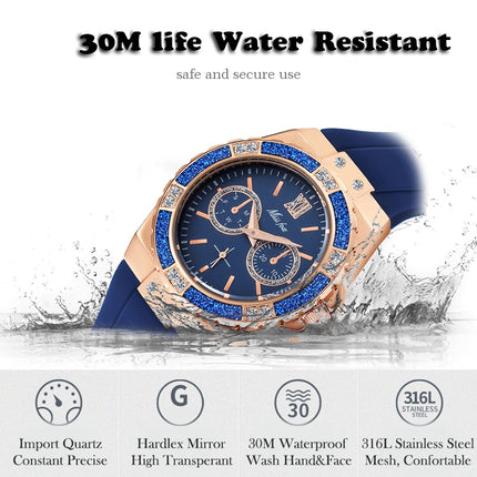Analog Women's Watch with Chronograph - wnkrs