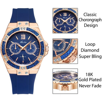 Analog Women's Watch with Chronograph - wnkrs