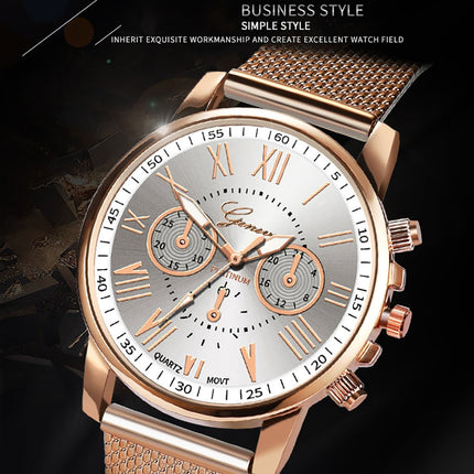 Stainless Steel Strap Watch for Women - wnkrs