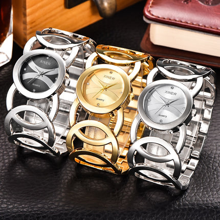 Women's Wide Bracelet Quartz Watches - wnkrs