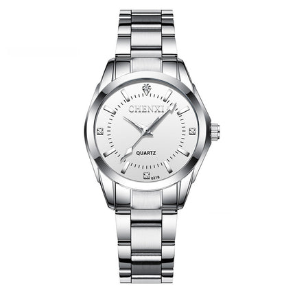 Women's Casual Round Steel Quartz Watch - wnkrs