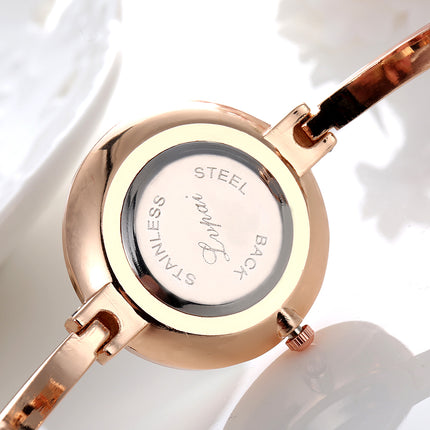 Women's Elegant Wristwatch with Thin Metal Band - wnkrs