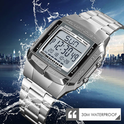 Men's Stainless Steel Sports Watch - wnkrs