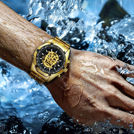 Golden Mechanic Luxury Aviator Men’s Watch - wnkrs