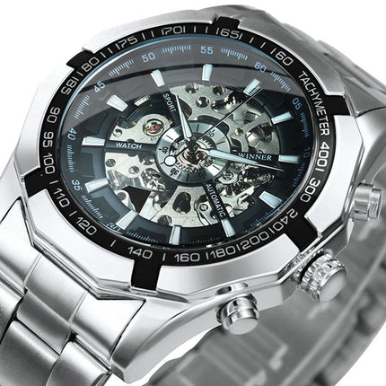 Golden Mechanic Luxury Aviator Men’s Watch - wnkrs