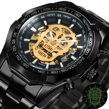 Golden Mechanic Luxury Aviator Men’s Watch - wnkrs
