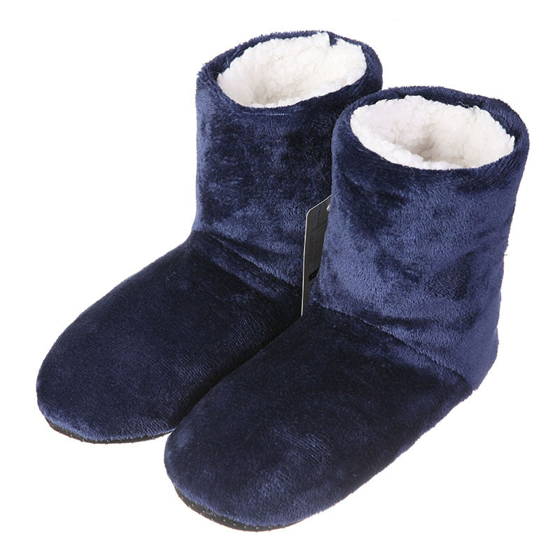 Men's Plush Winter Home Boots