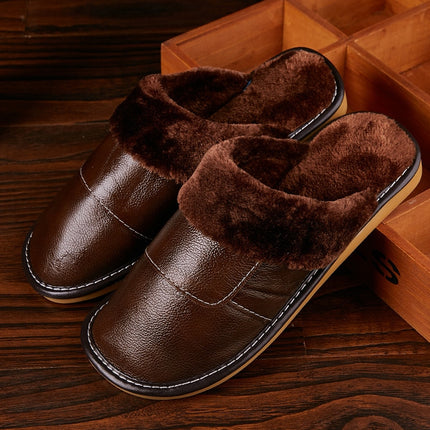 Men's Warm Plush Slippers - Wnkrs