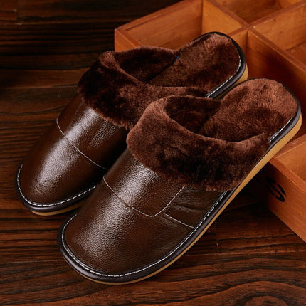 Men's Warm Plush Slippers - Wnkrs