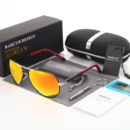 Stylish Sunglasses With Aluminium Frame - wnkrs