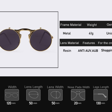 Men's Vintage Steampunk Glasses - Wnkrs