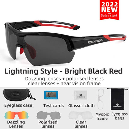 Men's UV400 Photochromic Bike Glasses - wnkrs