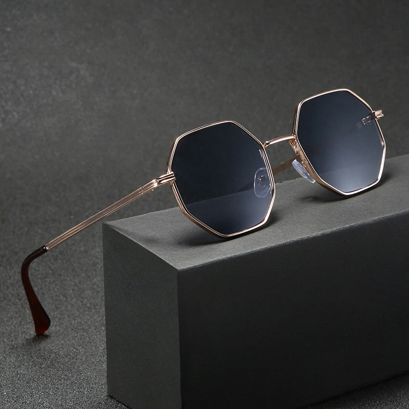 Men's Polygon Shaped Sunglasses