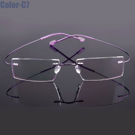 Classic Flexible Metal Eyeglasses - Wnkrs