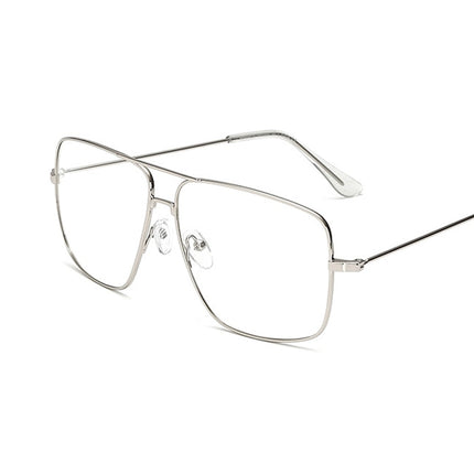 Women's Square Shaped Metal Glasses - Wnkrs