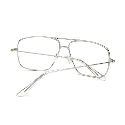 Women's Square Shaped Metal Glasses - Wnkrs
