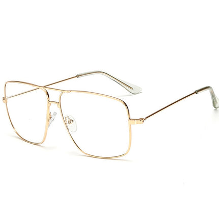 Women's Square Shaped Metal Glasses - Wnkrs